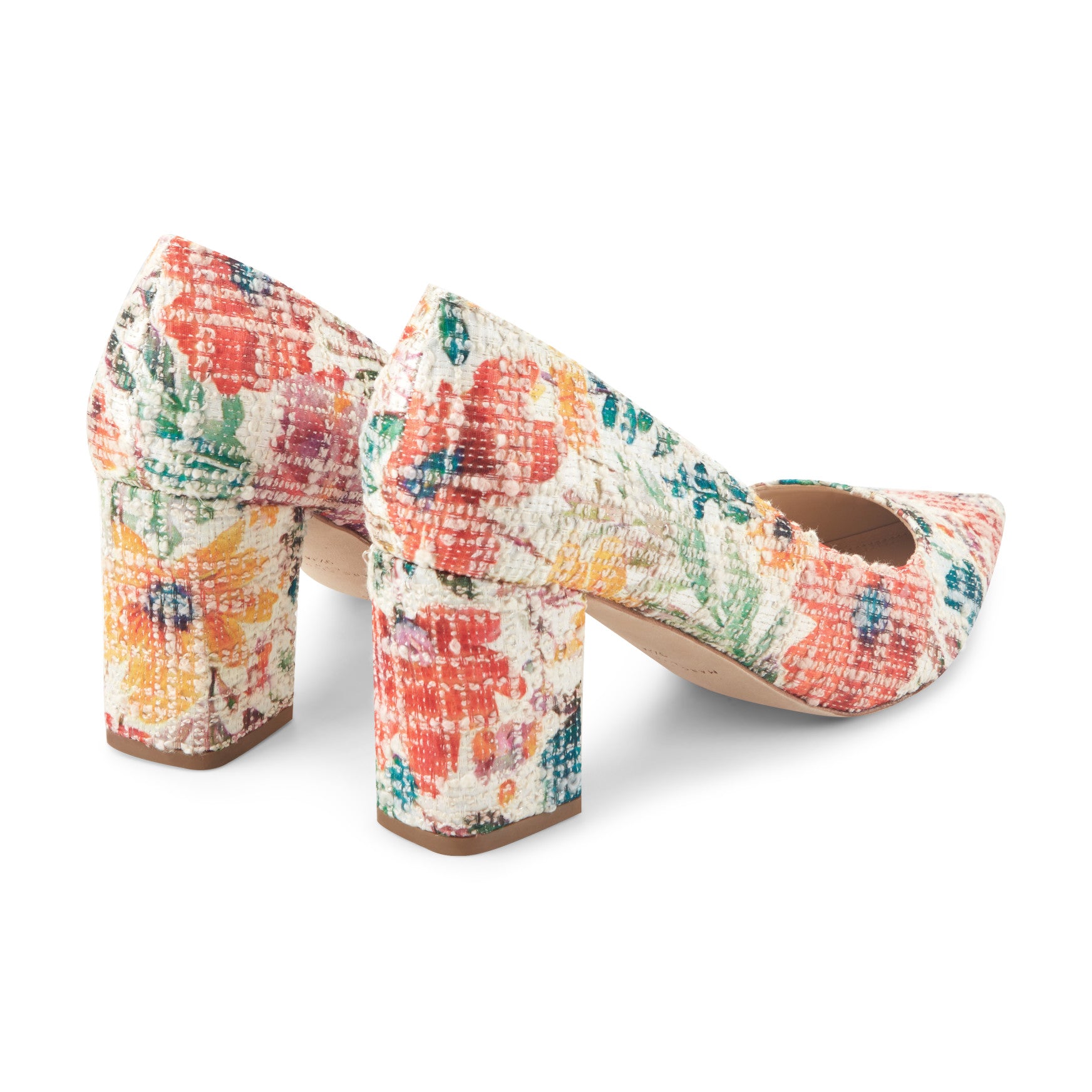 Zala Block Heel Pointy Toe Pump