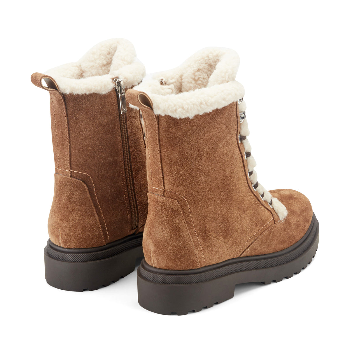 Braylee Leather Lace Up Bootie