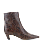 Danai Kitten Heel Leather Ankle Bootie