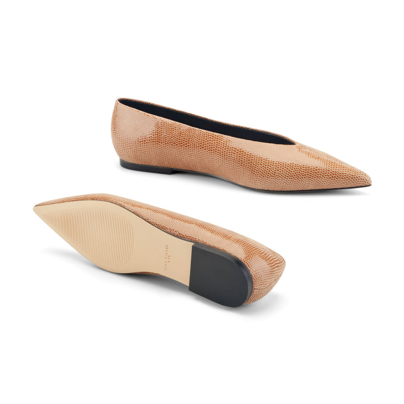 Casee Leather Flat