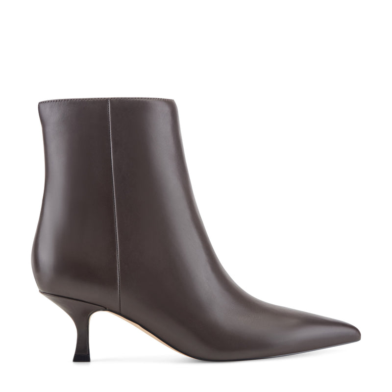 Francy Kitten Heel Leather Bootie
