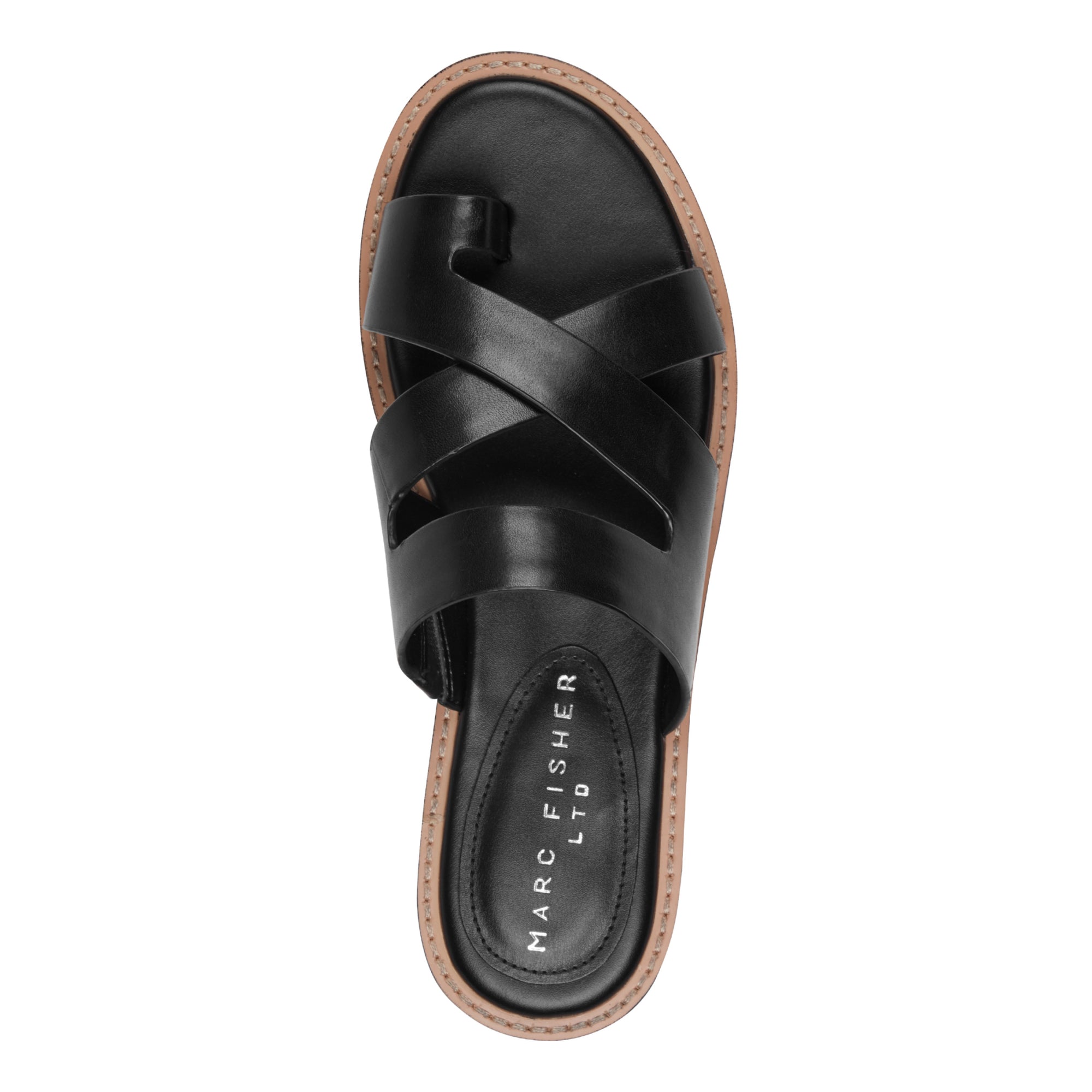 Genella Flat Leather Sandal