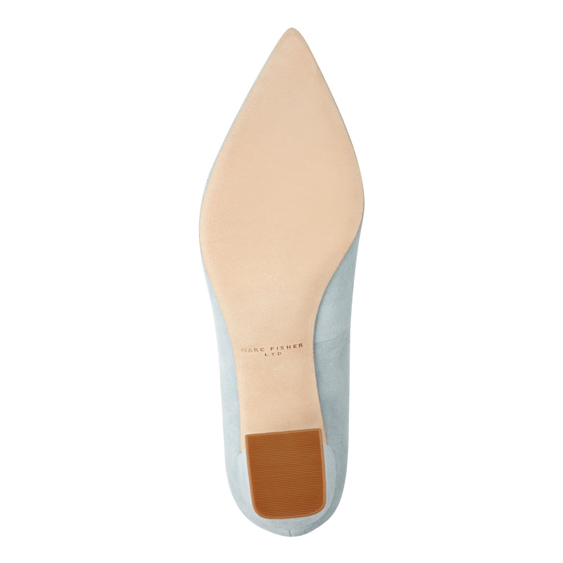 Zala Block Heel Pointy Toe Pump
