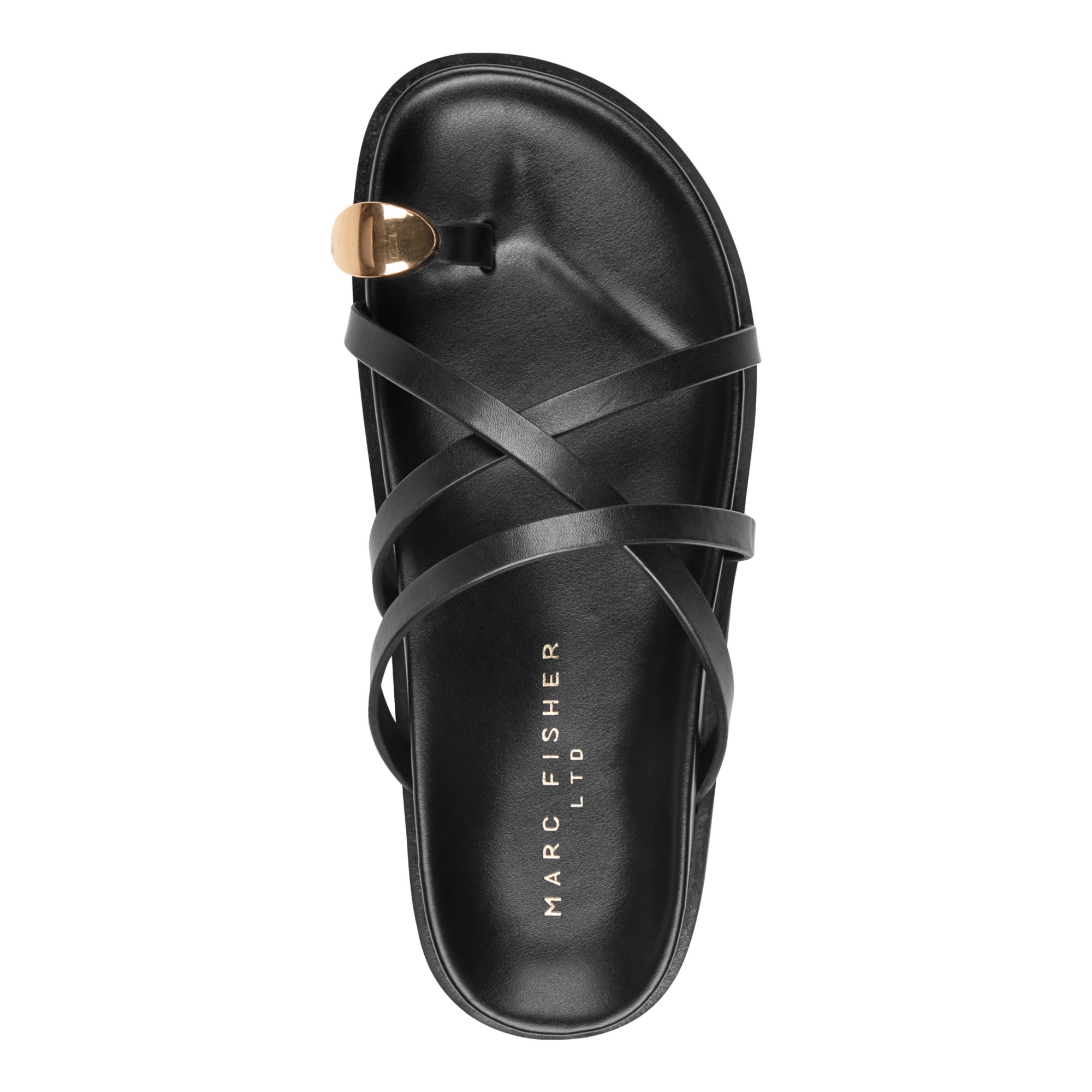 Braidey Strappy Flat Leather Sandal