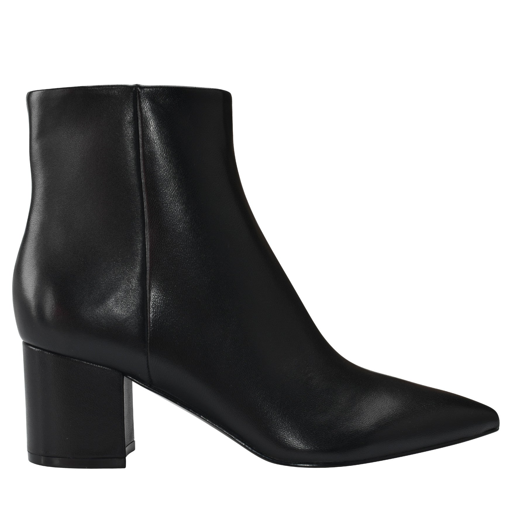 Jarli Pointy Leather Ankle Bootie