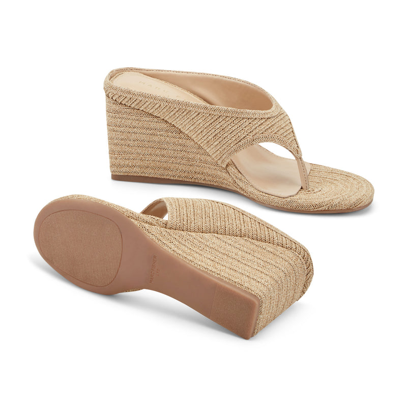 Udena Wedge Thong Sandal