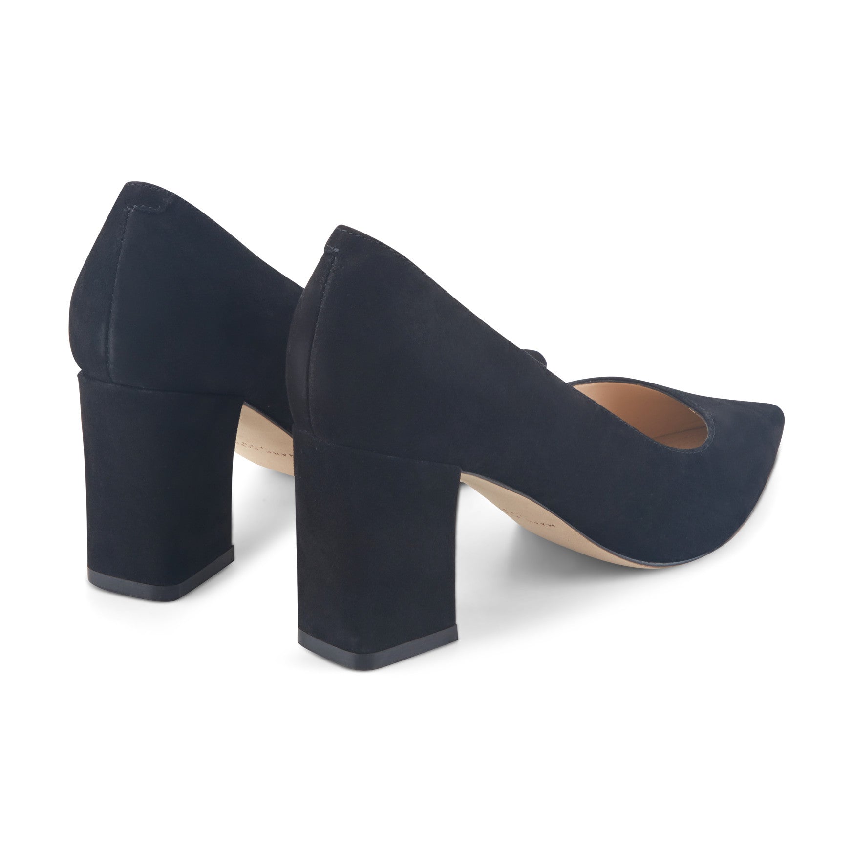 Zala Block Heel Pointy Toe Pump