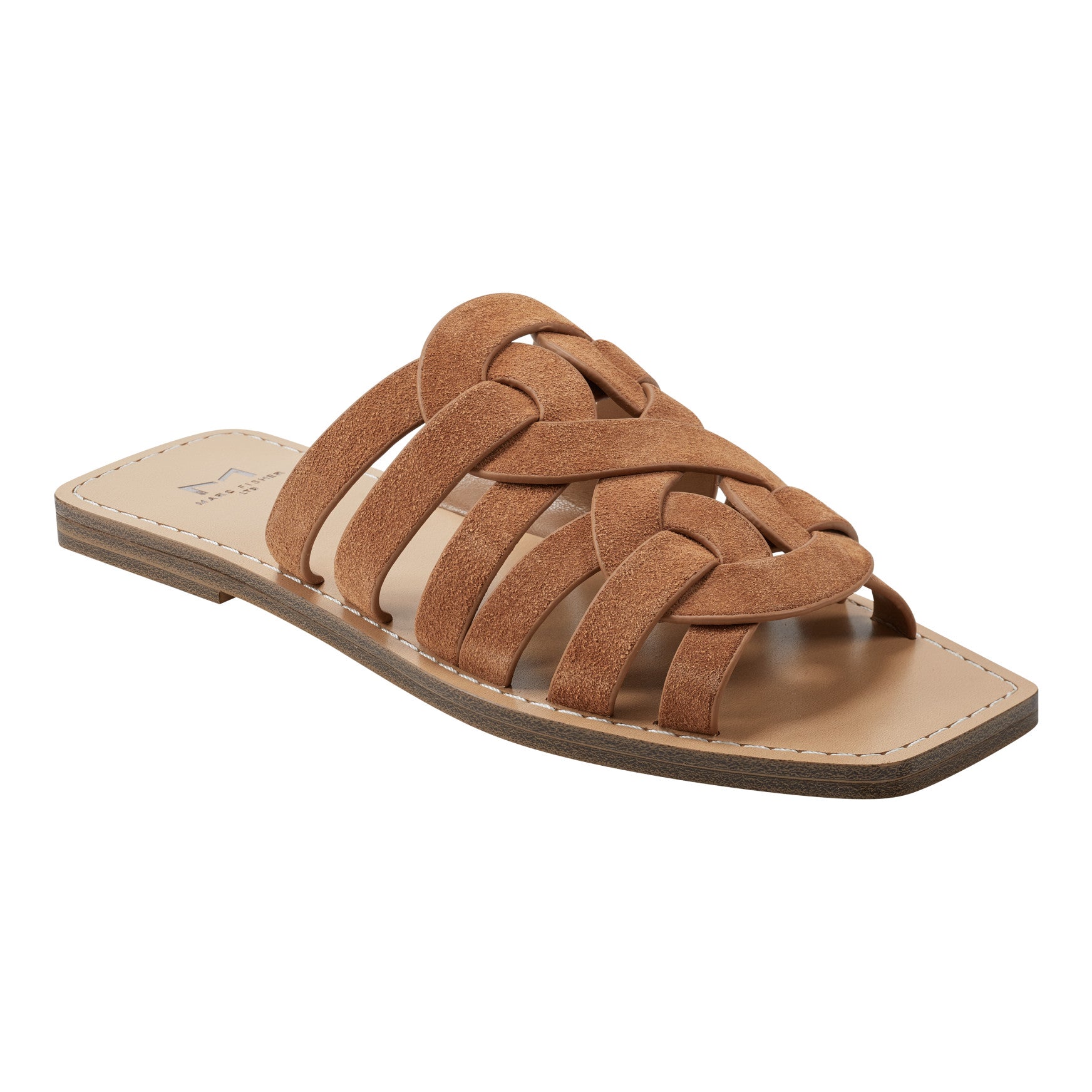 Women's Kimiko Flat Slide Sandal - Natural | Marc Fisher Footwear