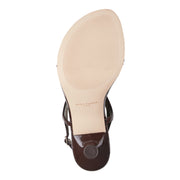 Pelysa Leather Heeled Thong Sandal