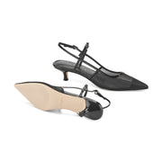Ceddy Kitten Heel Slingback Pump