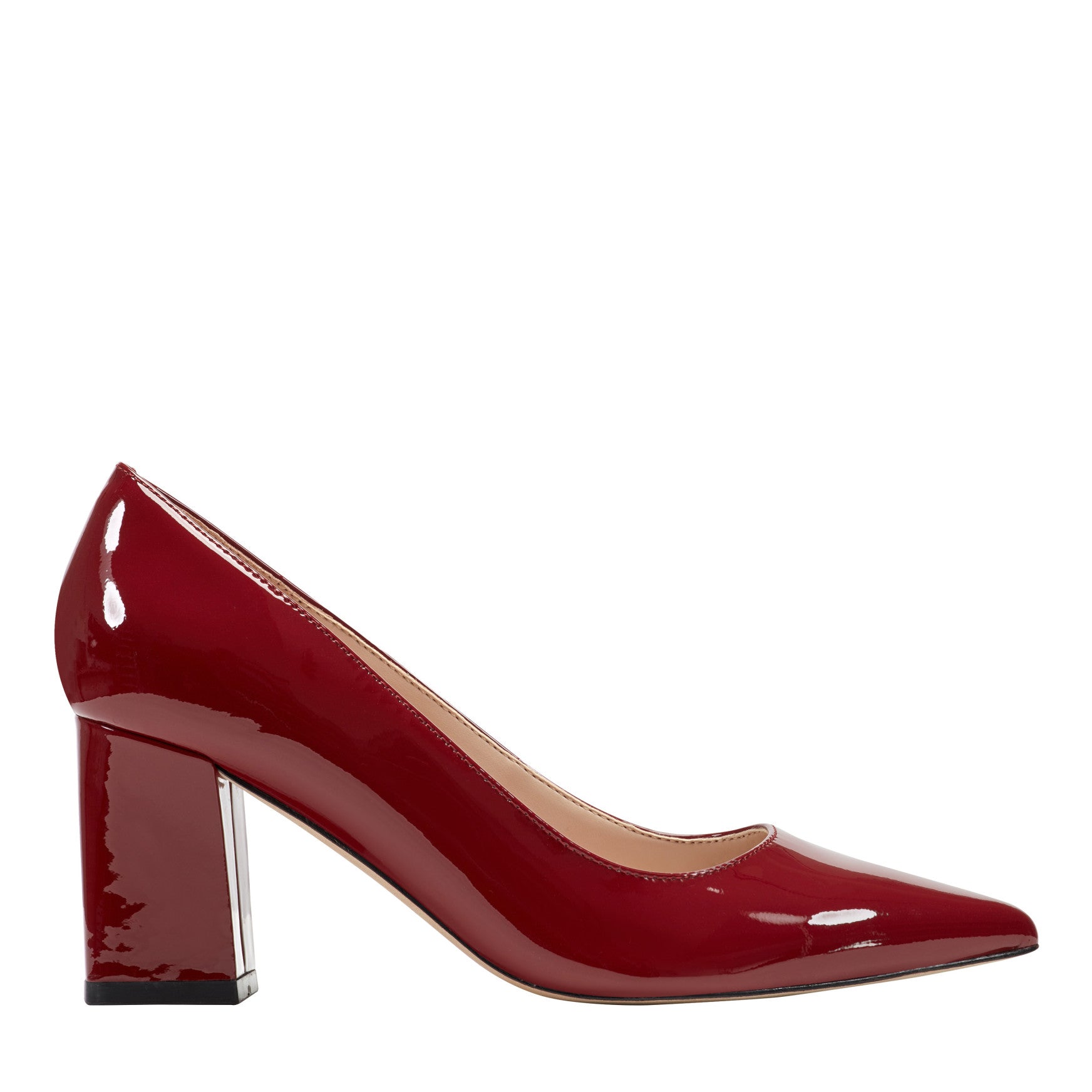 Zala Block Heel Pointy Toe Pump