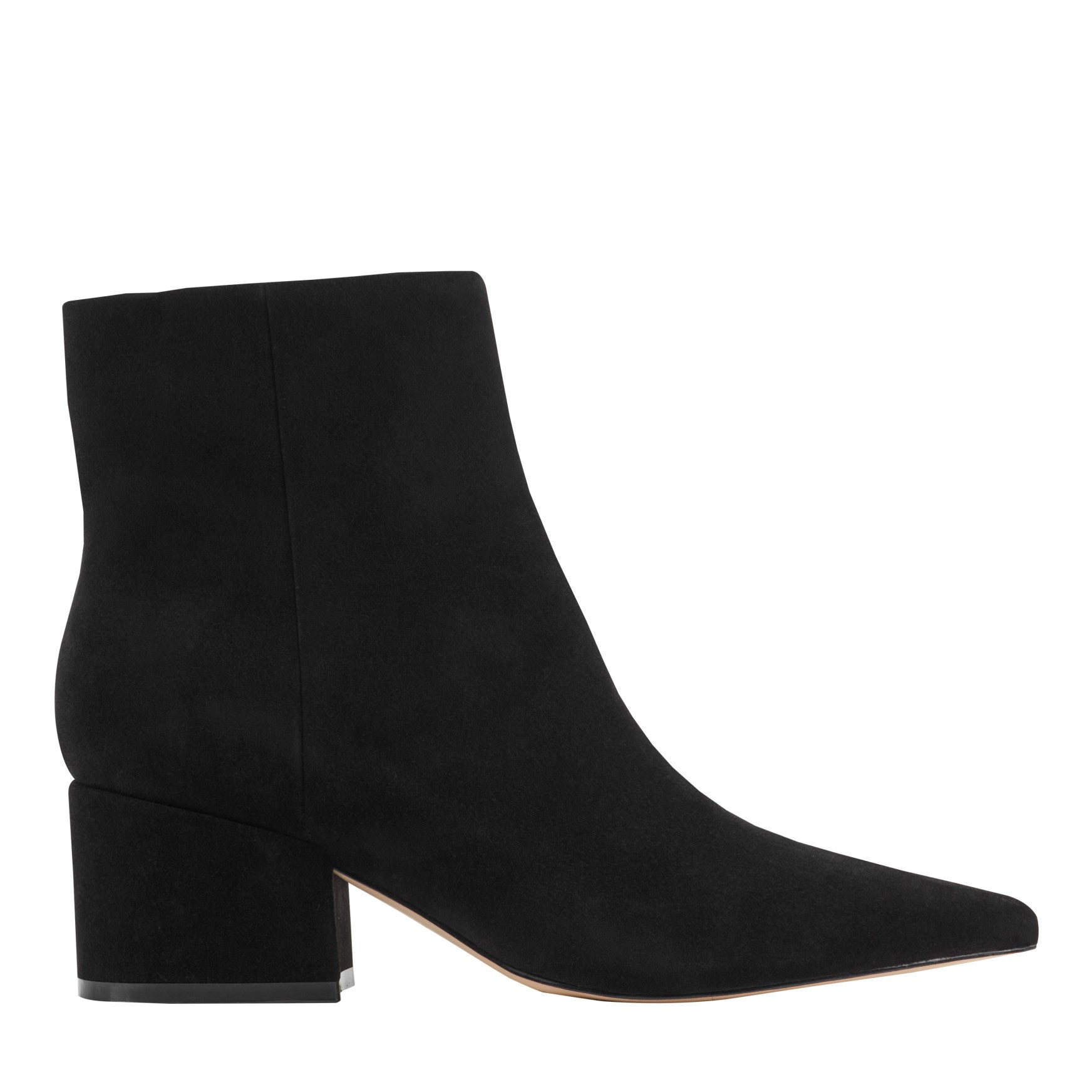 Alfie Block Heel Leather Ankle Bootie