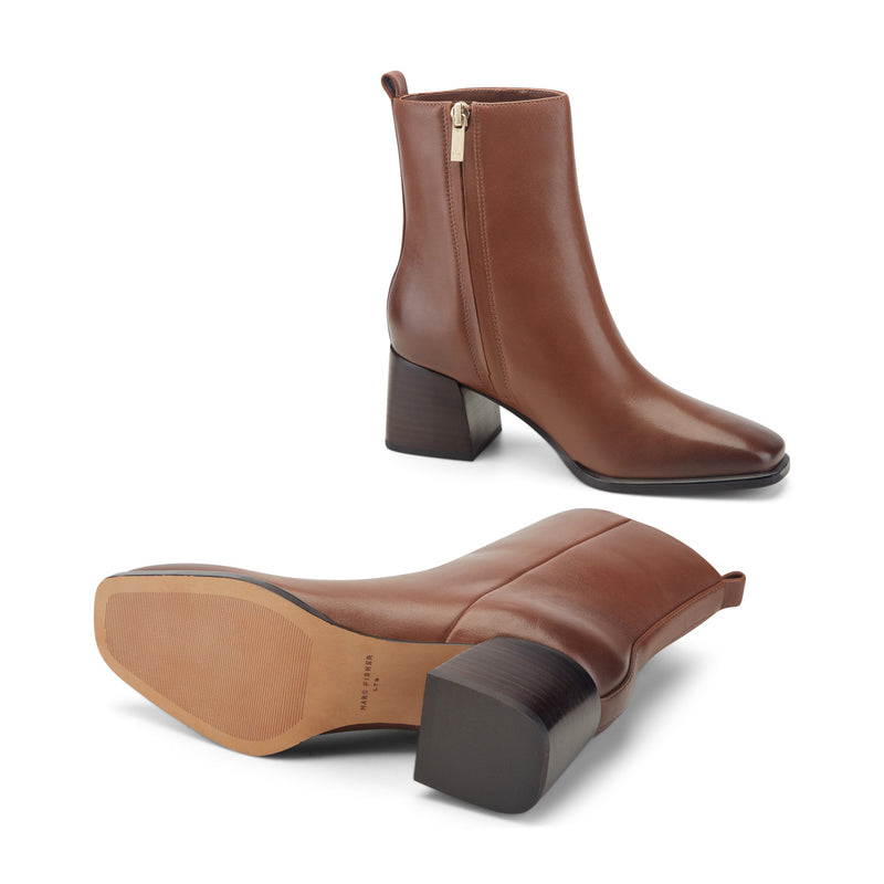 Milley Leather Ankle Bootie