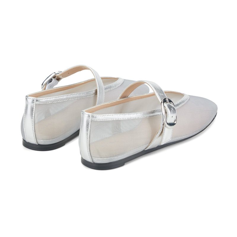 Godina Mesh Mary Jane Ballet Flat