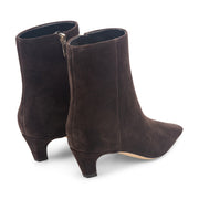 Danai Kitten Heel Leather Ankle Bootie