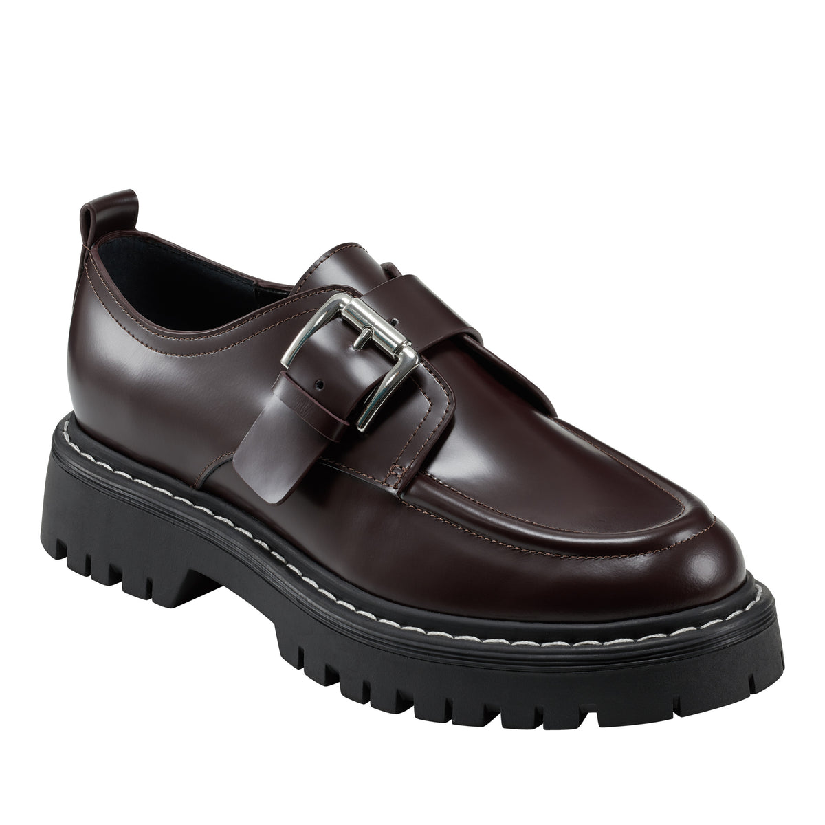 Tarla Lug Sole Monk Strap Loafer