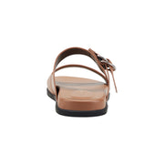 Gia Flat Leather Sandal
