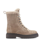 Braylee Leather Lace Up Bootie