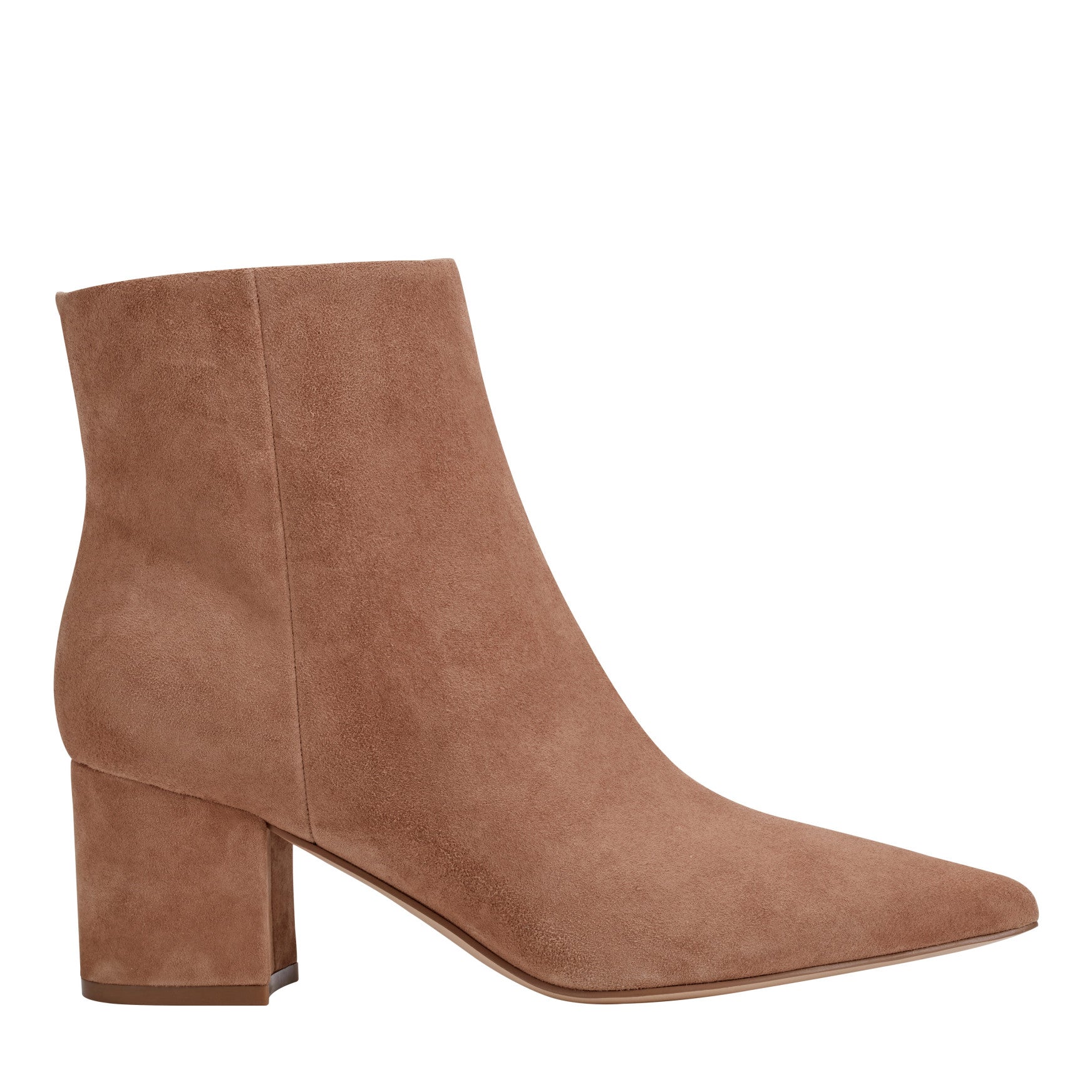 Jarli Pointy Leather Ankle Bootie