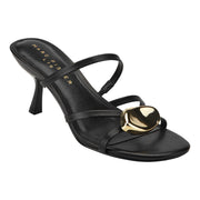 Natesa Leather Embellished Sandal