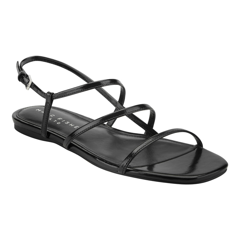 Elysha Leather Flat Sandal