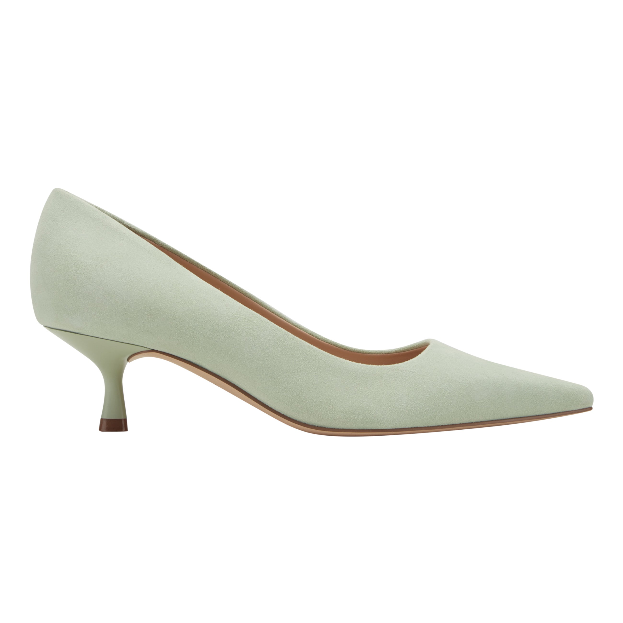 Calynna Leather Kitten Heel Pump