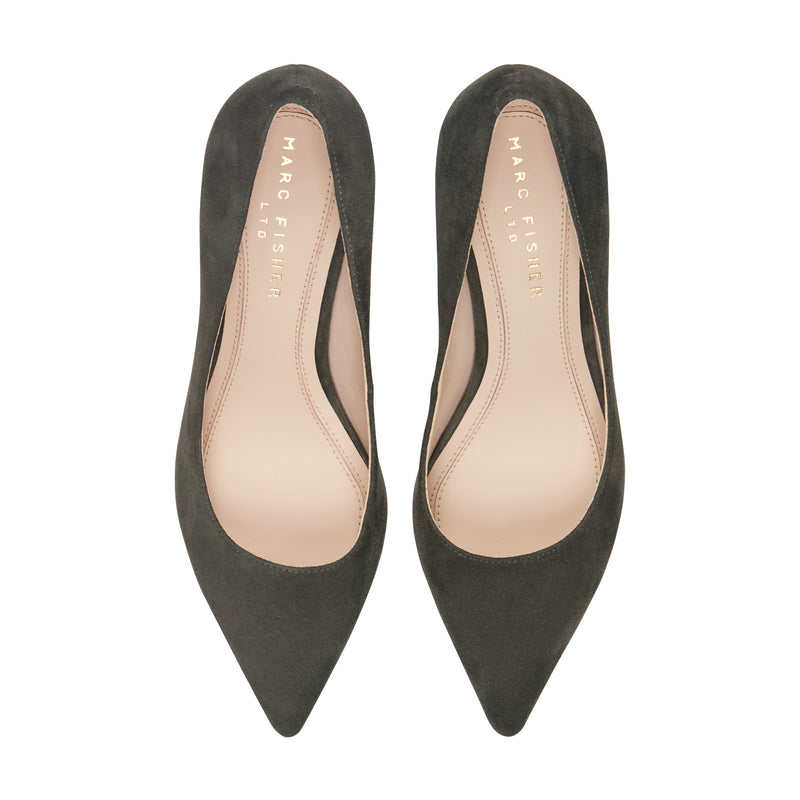 Zala Block Heel Pointy Toe Pump
