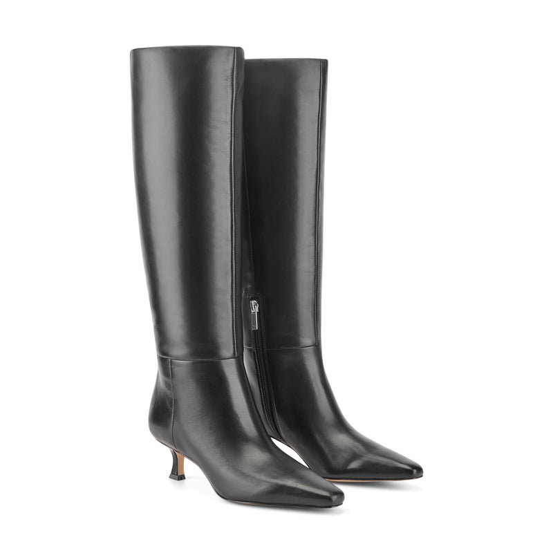 Kaisley Leather Knee High Boot