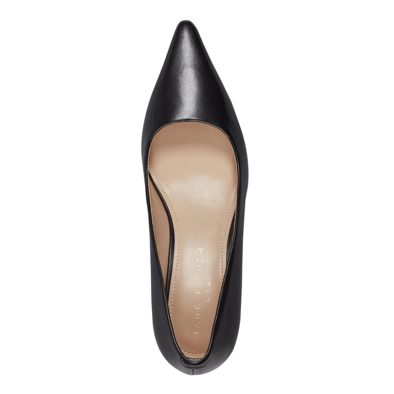 Calynna Leather Kitten Heel Pump