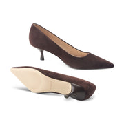 Calynna Leather Kitten Heel Pump