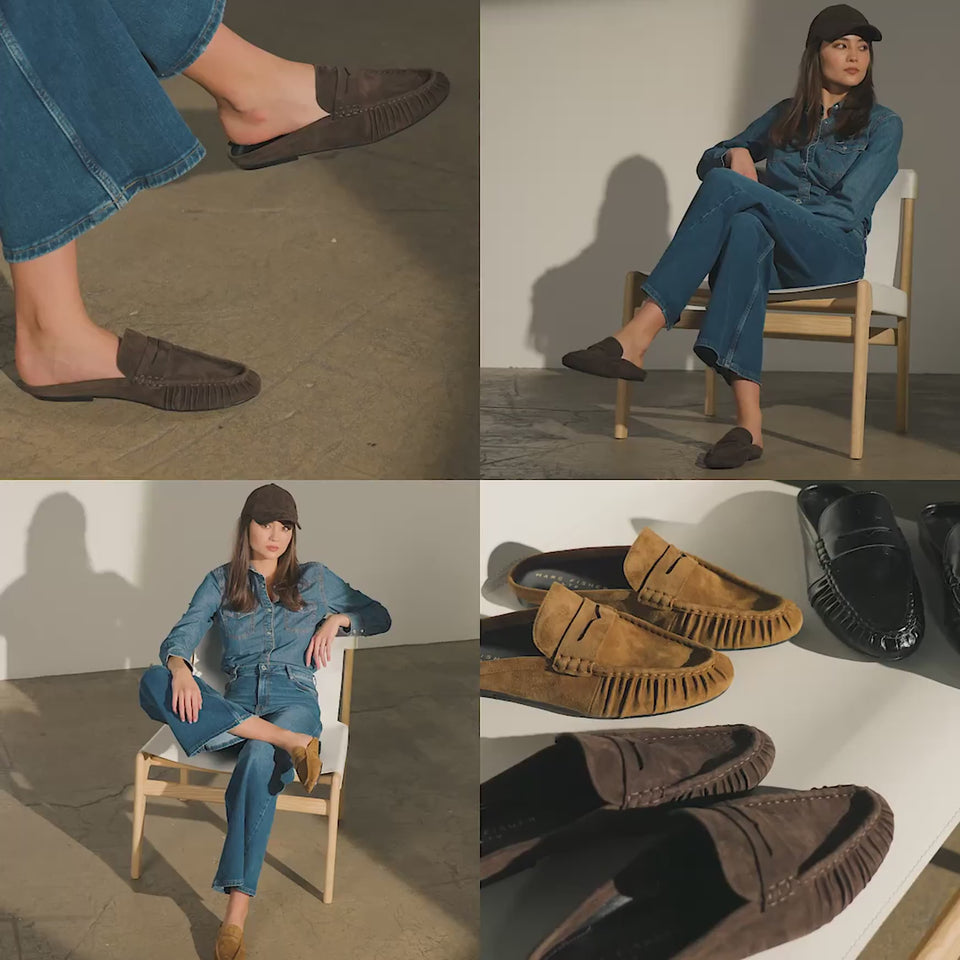 Jaynie Leather Mule Loafer