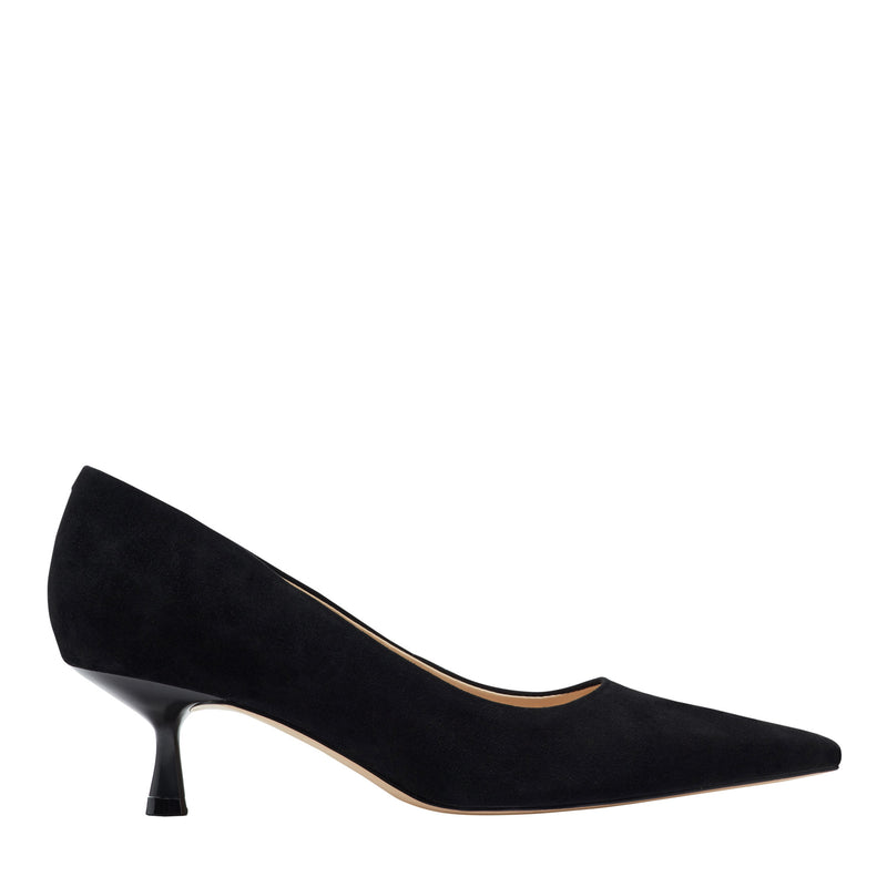 Calynna Leather Kitten Heel Pump