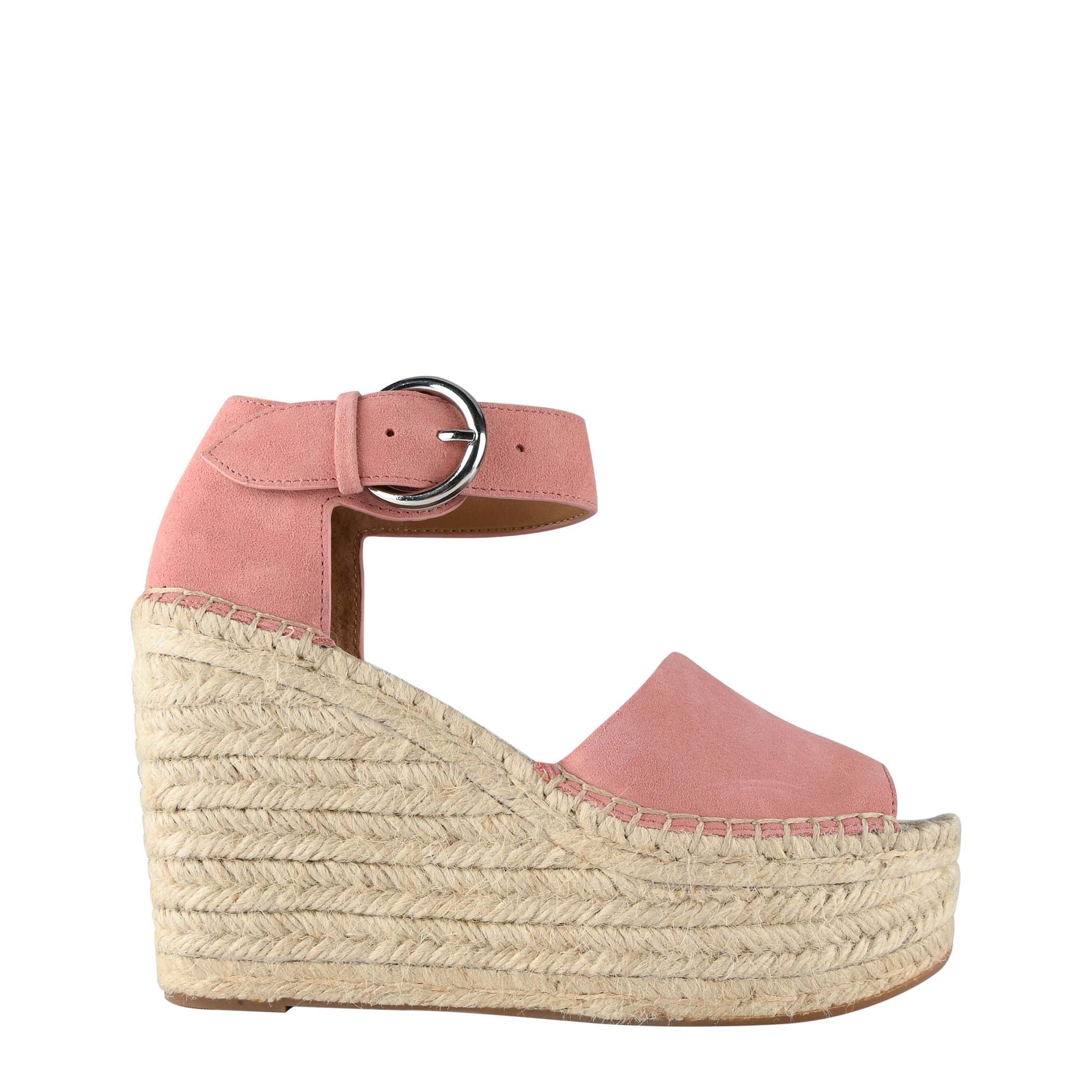 Espadrille Wedge Sandals & TFF Linkup - Doused in Pink