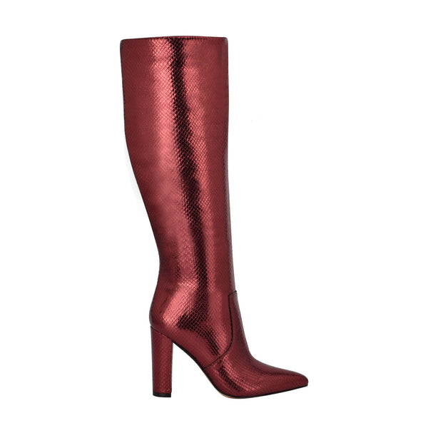 Marc fisher clearance jelly bootie red