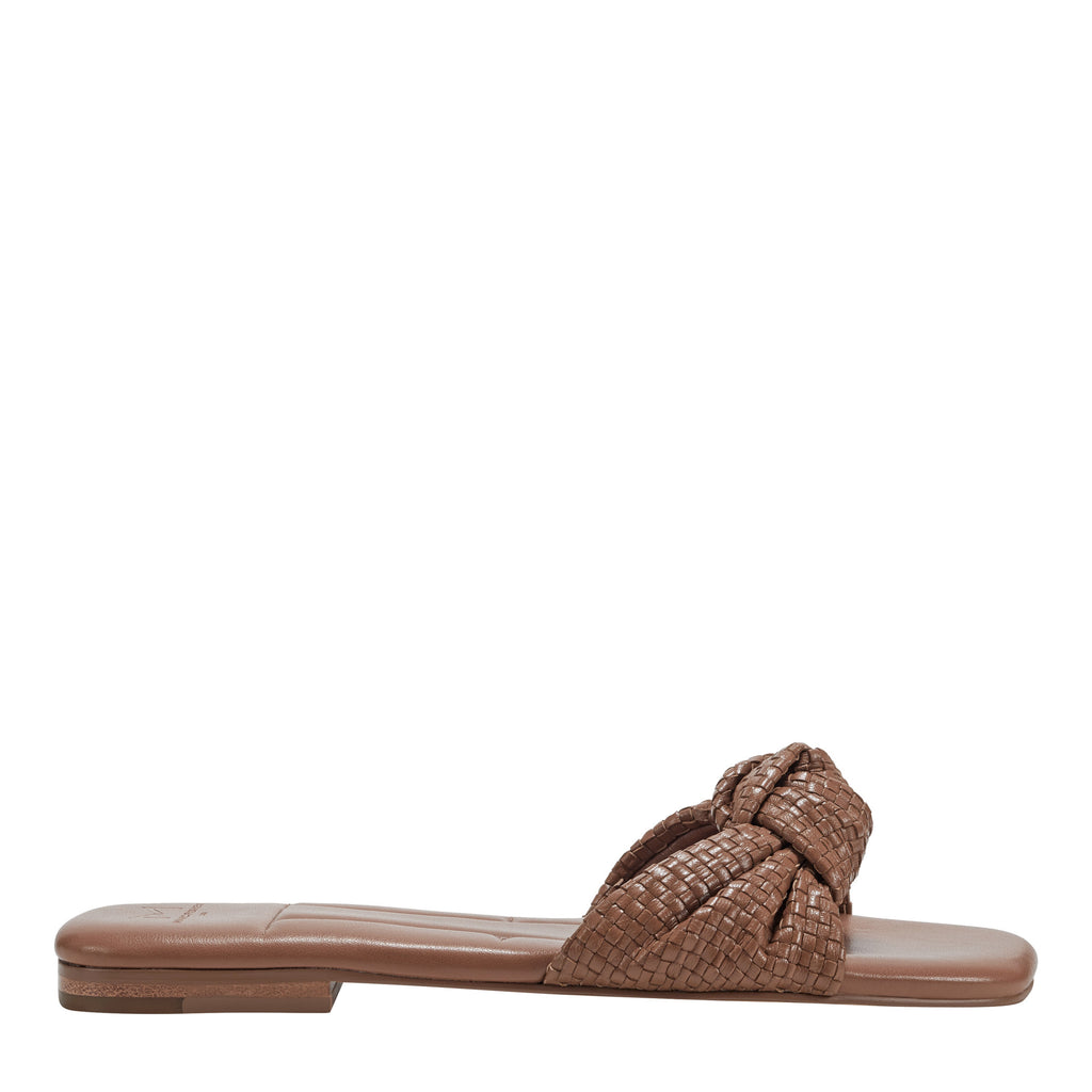 Marlon leather and discount logo flatform sandal